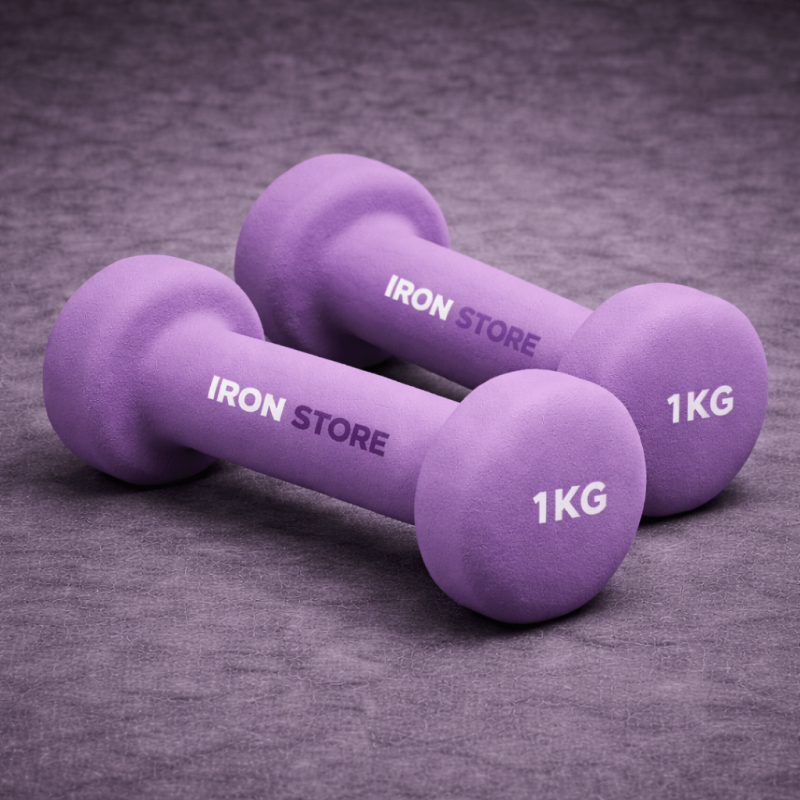 Pesas de neopreno lavanda